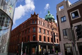 Dublin architecture on a sunny day