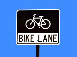 Bike Land Sign