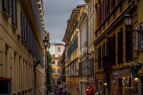 Street Facade and People