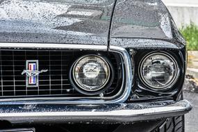 Retro Mustang Car