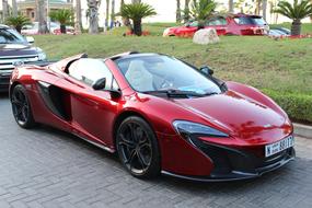 Mclaren Sports Car in the parking lot