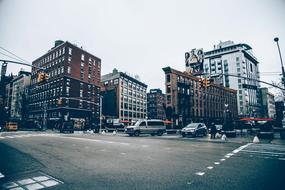 Intersection Buildings street