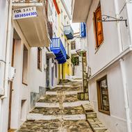 traditional architecture on Skopelos island