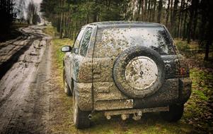 Old dirty Car in Nature