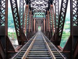 Railroad Bridge Tracks