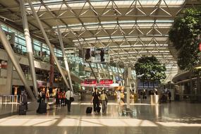 Airport Terminal and people