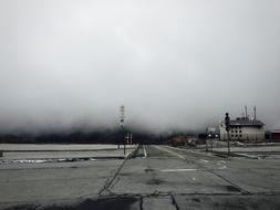 Foggy Road house