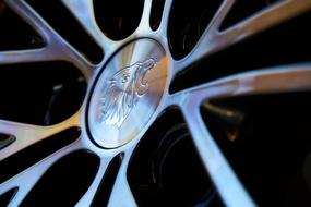 Rim Auto Metal face tiger