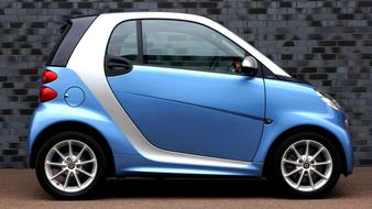 Smart Car blue grey