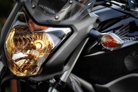 modern Motorcycle Transport close-up