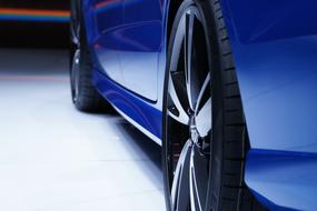 audi blue Car wheels