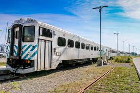 grey passenger Train on Railway Line, canada, quebec