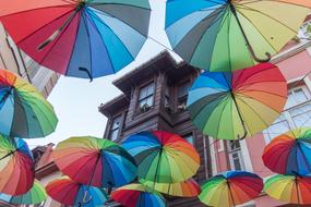 Umbrellas Street Colors, istanbul