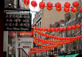 England Lanterns China red