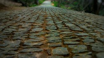 stone pavement close-up