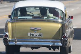 Cuba Malecon old car