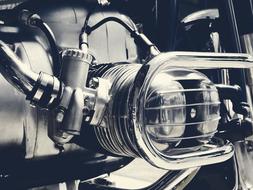 Old Past Antique motorcycle