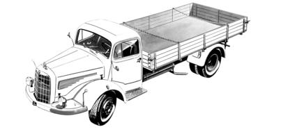 mercedes benz type l331 drawing