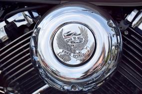 Chrome Motorcycle Bike symbol