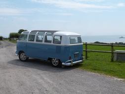 Vw Bus Vehicle on trip