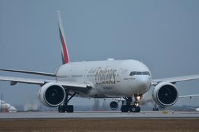 Flight Boeing Aircraft at airport