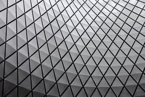 Abstract Pattern Architecture roof, fulton center, manhattan, new york