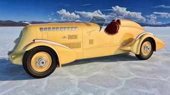 duesenberg mormon meteor 1935 3d model