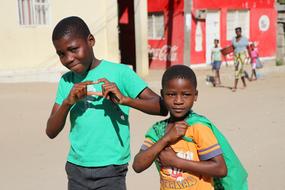 Heart showing Children in Africa