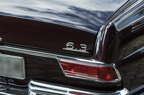 black Mercedes Oldtimer