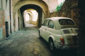 Fiat Car Vintage street