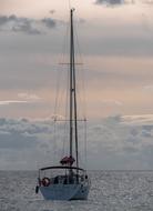 travel on a sailing yacht in the Mediterranean