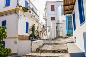 white house on the island of Skopelos