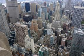 View of New York Street Canyon