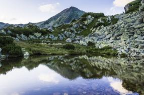 Trail Mountains and lake