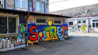 Street Graffiti City summer