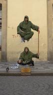 magicians as street performers