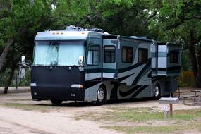 modern camping bus