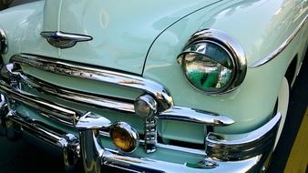 Retro Auto close-up
