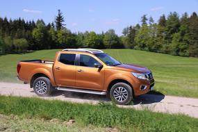 Nissan Navara Pickup orange