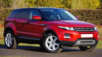 red Range Rover Car
