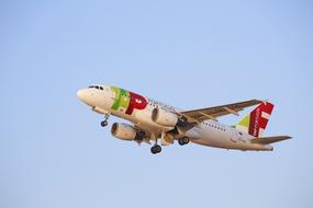 Aircraft Take Off Flight blue sky