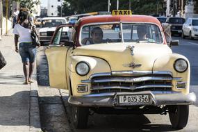 Cuba Car retro taxi