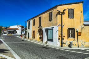 facade of a traditional house in cyprus