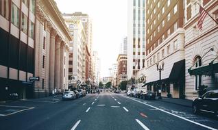 streetscape of City Cars