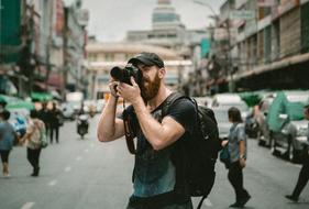 Guy photographer street