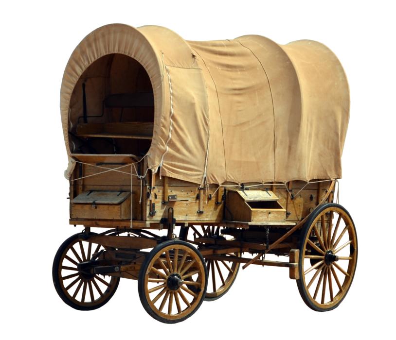 Covered Wagon Usa America drawing