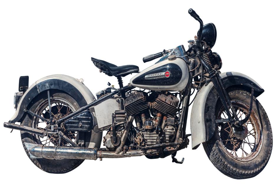 Old Motorcycle Harley Davidson