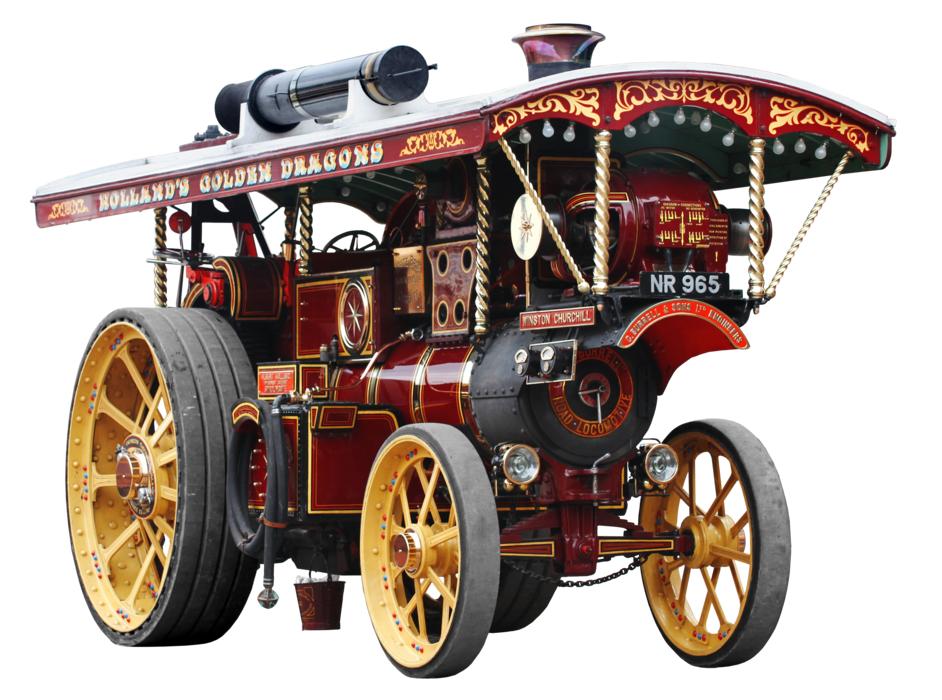 English old Road Locomotive