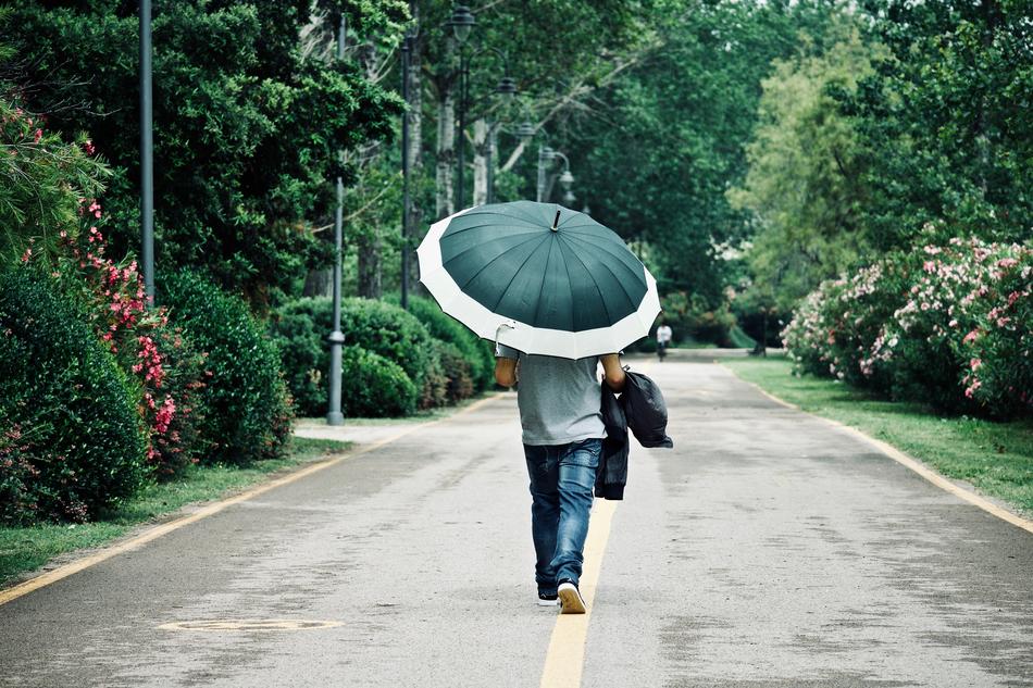 Walk with Umbrella