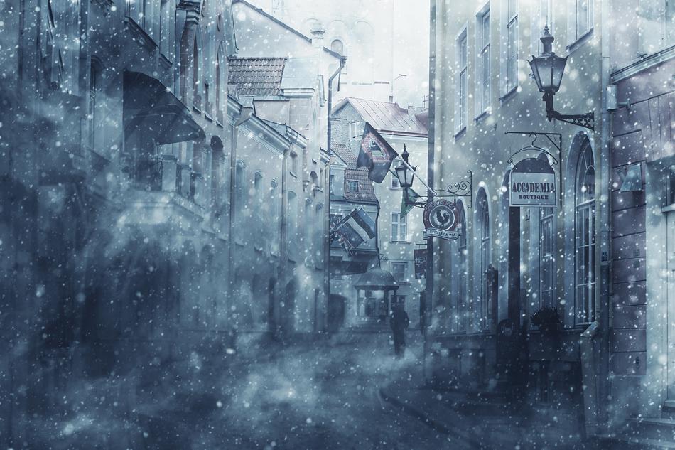 Blizzard Snowstorm drawing